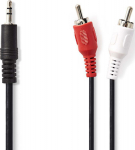 Nedis Kaabel 3.5mm otsik - 2x RCA pistik, 2m