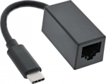 Adapter USB InLine USB-C - RJ-45 Czarny (33380G)