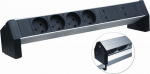 Retex Aluminium Pdu 380X45X45Mm, Table. 4-Way K Outlet+