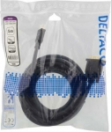 DELTACO Kbl HDMI ha - DVI-D, sing link, ha, 5m