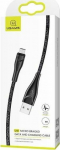 Cable USB Usams USB-A - Lightning 3 m Czarny (63790-MP)