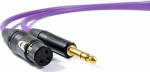 Kabel Melodika Jack 6.3mm - XLR 1.5m fioletowy