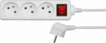 Power Strip AWTools 4 jack 3 m White (AW24641)