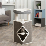 Trixie Arma cat tower, 98 cm, gray/niebieska
