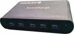 PARAT PARAPROJECT TC5 - Netzteil - 2.8 A - PD - 10 Ausgabeanschlussstellen (5 x 9 Pin USB Typ A, 5 x USB-C)