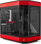 HYTE Y60 Midi Tower, Tempered Glass - schwarz/rot