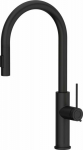 Kitchen faucet Quadron Jennifer Q Line Slim SteelQ standing black (3623510_BLM)