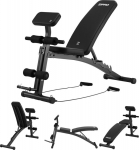 Zipro Volume Exercise Bench with Leg Press and Preacher