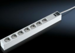 Rittal power strip (Rack - mountable) - Eingabe, Input power supply - output terminals: 7 (Stromversorgung)