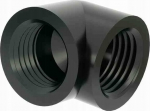 Barrow Adapter 90 Grad G1/4 Zoll IG auf G1/4 Zoll IG - schwarz