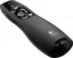 Logitech R400 wireless presenter RF, Black