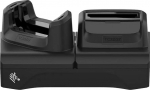 Zebra 2-Slot Cradle - 2-Slot Charge-Only Cradle, charges one device and one spare battery, compatible with protective boot (removing shim), order separately: Power Cord, Power Supply, fits for: TC22, TC27