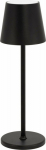 Lauavalgusti SECURIT Feline LED juhtmevaba, H-38cm, 3.5W, aku, 2800K, USB laadimiskaabel magnetiga, IP54 / must alum