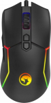 Marvo Mouse Marvo Mouse M655, 12000DPI, Optical, 7kl., Wired USB, czarna, do game, highlighted