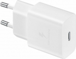 Samsung charger Samsung cestovn&iacute; b&iacute;ječka EP-T1510EWE, PD, 15W, USB-C, b&iacute;l&aacute; (bulk)