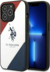 US POLO Case US Polo do iPhone 14 Pro 6.1'' white/white Tricolor Embossed