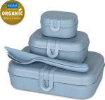 Lunchbox PASCAL READY, zestaw 3 containers and cutlery, KOZIOL