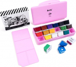 Professional gouache ARRTX, 18x30 ml colors, pink box