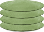 Koziol Zestaw 4 plates Club 260mm Nature Leaf Green 5005703