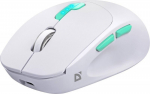 KIN NITTA Wireless Mouse MM-307 RF+BT 1600DPI 6P White