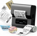 Phomemo Label Printer Phomemo Thermal Label Printer Bluetooth Ios Android Printmaster / M221 / Czarny