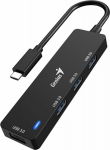 Genius Computer Technology HUB USB Genius USB (3.0) hub 4-port, UH-400, czarny, Genius