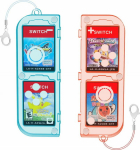 JYS Box Case CASE Case Housing Box for Game Cards do Nintendo Switch OLED / Transparent Blue-Red