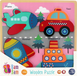 Euro Trade BAM BAM Puzzle Wooden Vehicles 541642