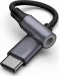RoGer USB-C to AUX 3.5mm Digital audio adapter for Samsung, Google, OnePlus (DAC 24bit 48KHz)