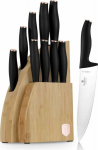 Berlinger Haus Set of knives Bh-2760 Black Rose W Bamboo Block