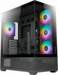 AZZA PC Gaming Geh&auml;use Tiara 501B4x ARGB USB 3.0/C Schwarz