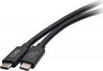 C2G Full Featured USB 4.0 Cable, DP Alt Mode 8K60, 240W PD | USB-C - USB-C | 4.0 | 1m | Svart