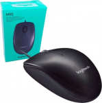 Log Logitech M90 - Optical mouse - grey