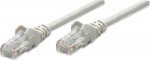 INTELLINET Patchkabel RJ45 U/UTP Cat5e 2.0m Lever protection gray