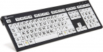 Logickeyboard XL Print NERO - Tastatur - QWERTZ