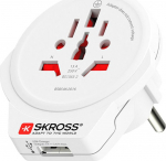 SKROSS 1.500266 - Typ F - Universal - Typ L (IT) - Typ B - Typ I (AU) - Typ C - Typ J (CH) - Typ N (BR) - Typ G (VK) - 100-250 V - 50 - 60 Hz - 16 A
