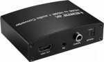 Kabel PremiumCord PREMIUMCORD HDMI 4K Audio extractor s odělen&iacute;m audia na stereo jack, SPDIF Toslink, RCA
