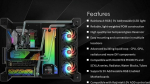 Raijintek ANTILA PURE R100B Reservoir, 172.5mm, ARGB - black