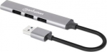 MANHATTAN 4Port USB-A Hub 3x480Mbit/s 1xGbit/s USB-A Stecker
