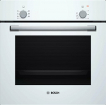Bosch Oven | HBF010BV1S | 66 L | Electric | Manual | Control knob | Height 59.5 cm | Width 59.4 cm | White