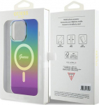 Guess IML MagSafe Iridescent Case for Apple iPhone 15 Pro