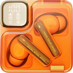 Wireless in-ear headphones TWS QCY MeloBuds Neo T31 Bluetooth 5.3 HFP/A2DP/AVRCP IPX5 (orange)