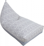 Bean bag ROMB 130x80x20/70cm, grey