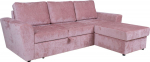 Corner sofa bed INGMAR pink
