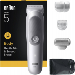 Braun Body Groomer | Series 5 BG5550 | Cordless | Lght Grey