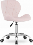 LEOBERT AVOLA velvet swivel chair - pink