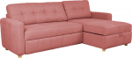 Corner sofa bed WAIOLA pink