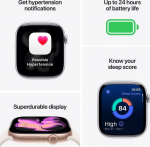 Apple Watch Series 11&nbsp;46mm&nbsp;Silver /Purple Fog Sport Band - S/M