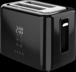AENO Electric Toaster, black, 220-240V, 50-60Hz, 780-930W, 2 slots, 3 modes, 7 browning levels