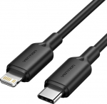 Vention USB-C to Lightning Cable 3A 480Mbps 1m BLACK